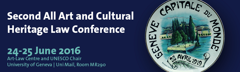 Second All Art and Cultural 
Heritage Law Conference