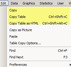 Prepare Stata Output