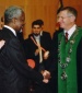 Le recteur Bourquin et Kofi Annan
