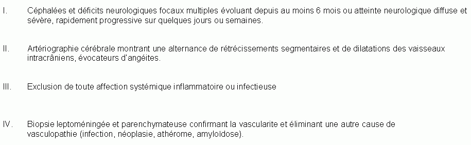 Angéite primaire du système nerveux central