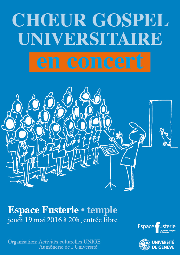 Concert du Chœur de Gospel de l'Université, 19 mai 2016