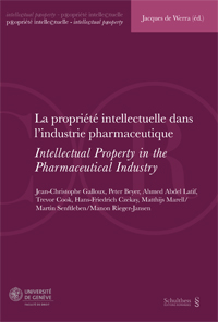 La propriété intellectuelle dans l'industrice pharmaceutique
