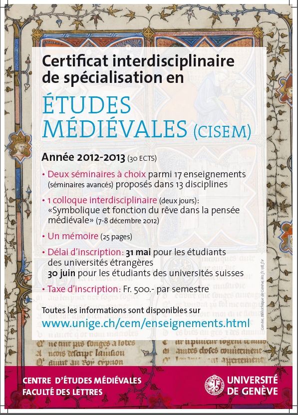 Affiche 2012 -2013 CISEM