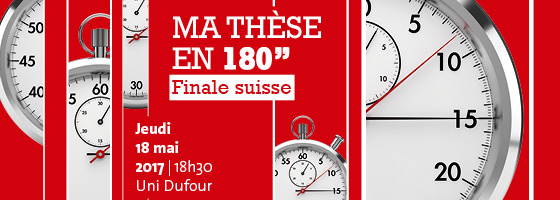 Finale suisse du concours Ma thèse en 180 secondes